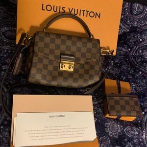 LV cross body and card holder. Brand new